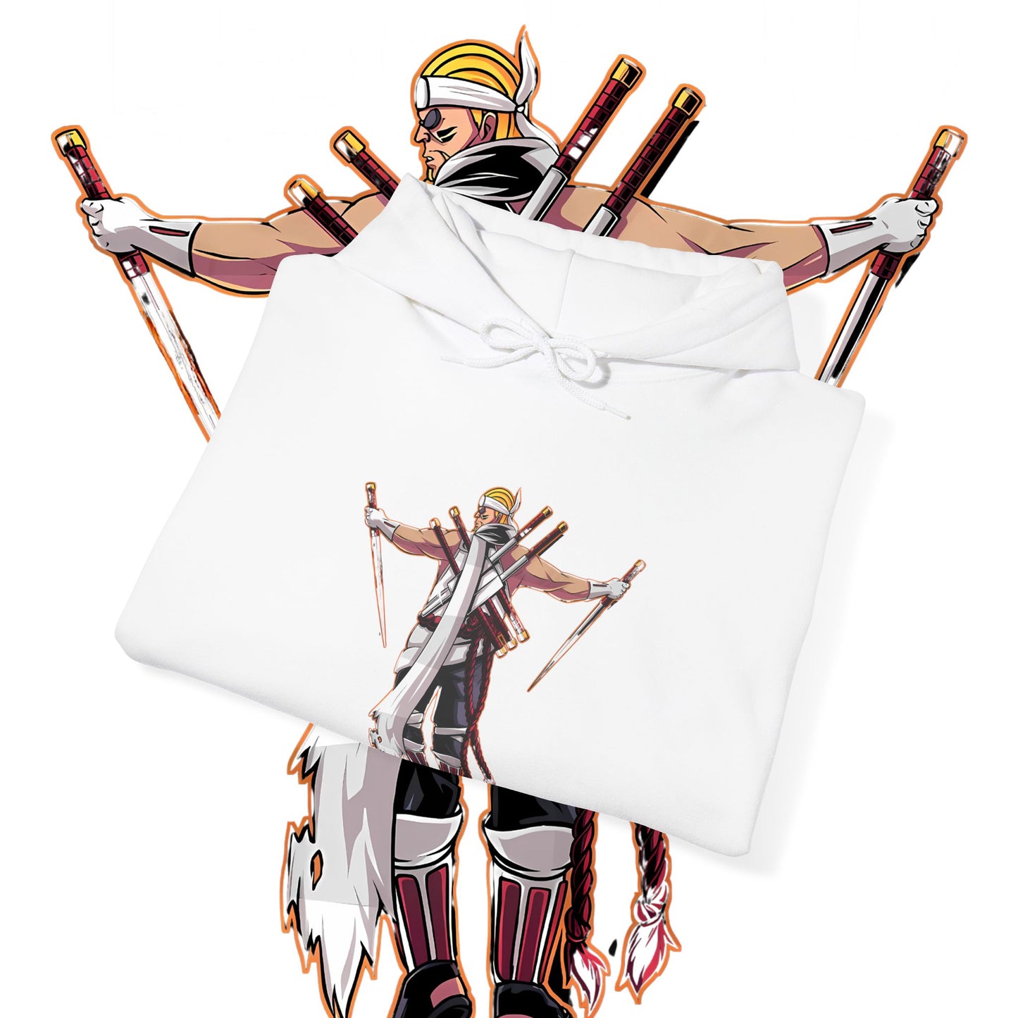 Killer Bee Naruto Hoodie | 100% Cotton Anime Streetwear