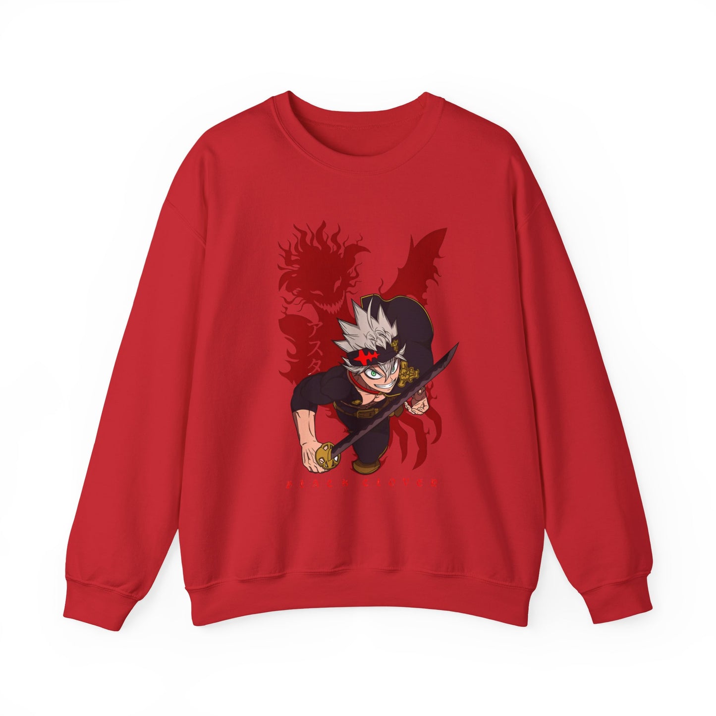 Asta Black Clover Sweatshirt – 100% Cotton Anime Pullover for True Magic Knight Fans