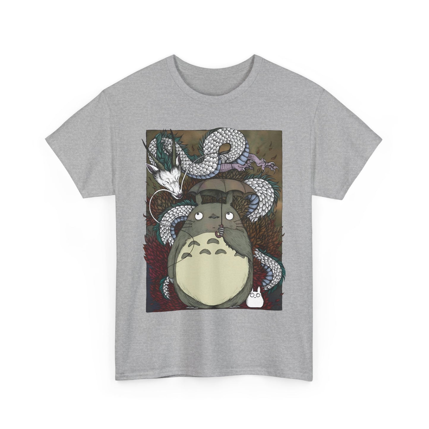 Totoro Haku Dragon T-Shirt | 100% Cotton Studio Ghibli Anime Tee