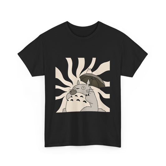 Totoro Eating Shirt – 100% Cotton Ghibli T-Shirt for Anime Fans