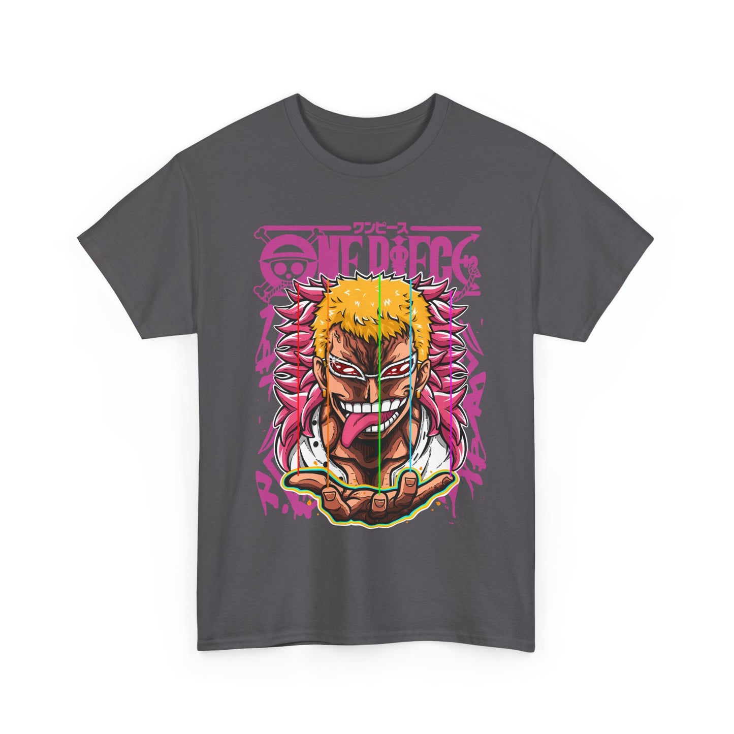 Donquixote Doflamingo T-Shirt – One Piece 100% Cotton Anime Tee for True Villain Fans