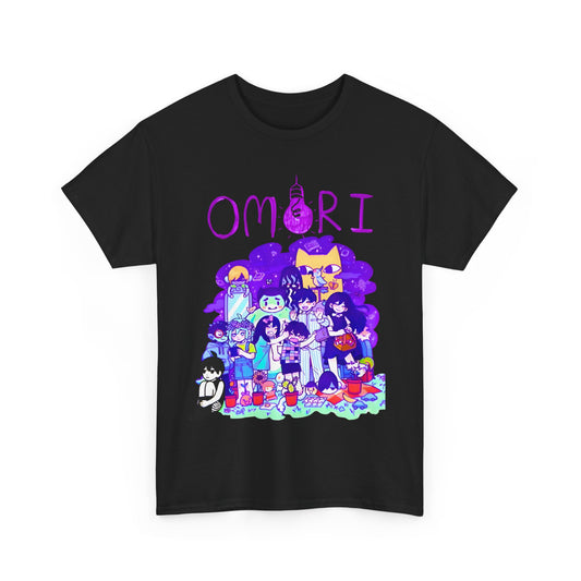 OMORI T-Shirt – 100% Cotton Indie Game Shirt Featuring OMORI Characters and Art