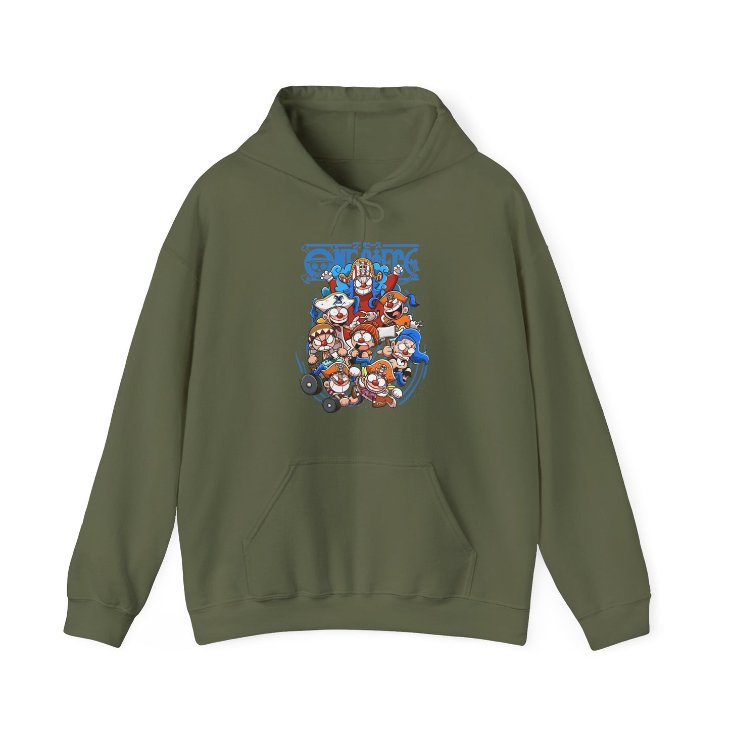 Buggy the Star Clown One Piece Hoodie – 100% Cotton Anime Hoodie for One Piece Fans