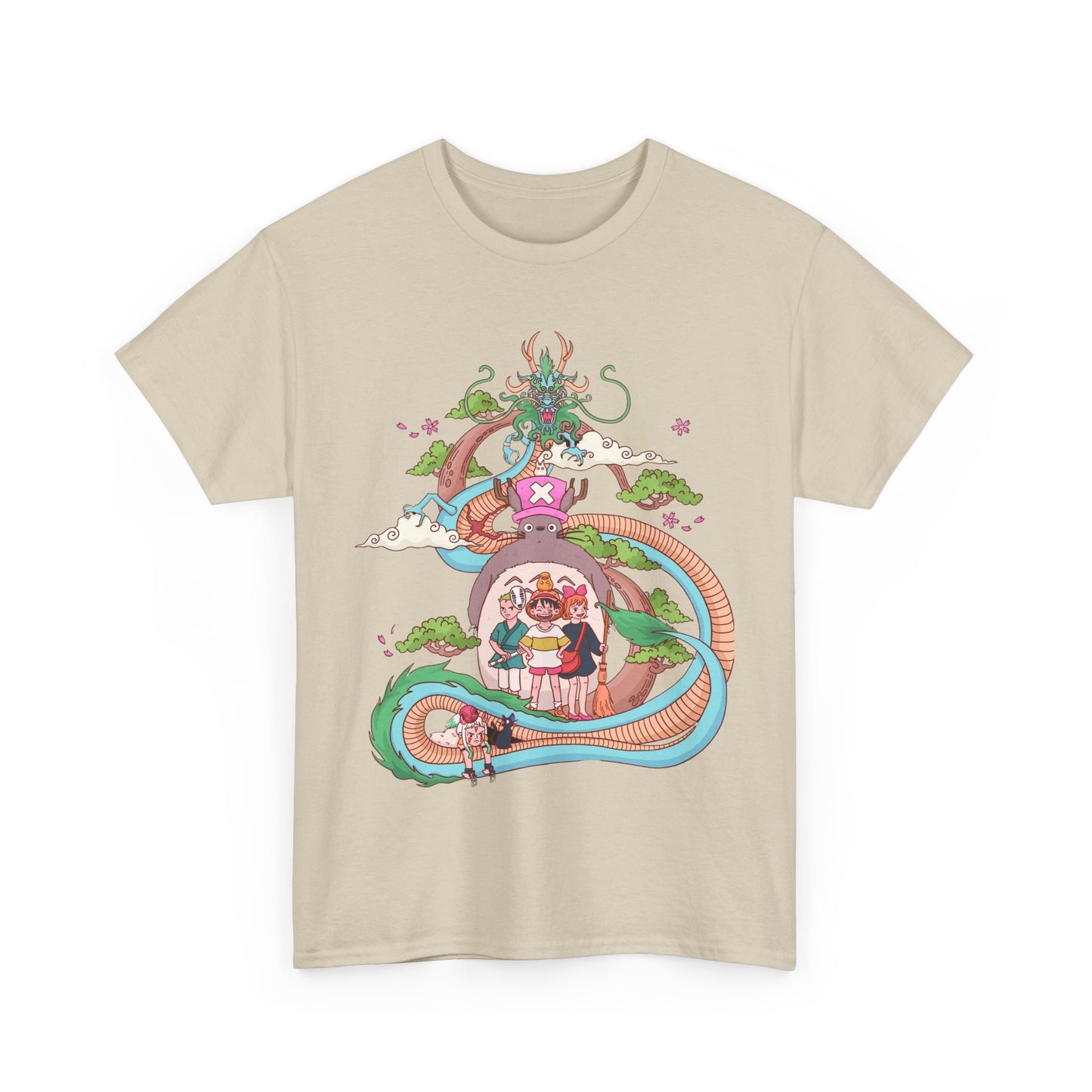 Spirited Away One Piece T-Shirt 100% Cotton | Studio Ghibli Anime Tee