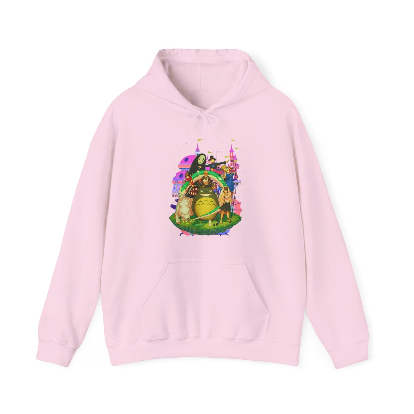 Hayao Miyazaki Characters Hoodie – 100% Cotton Studio Ghibli Anime Pullover