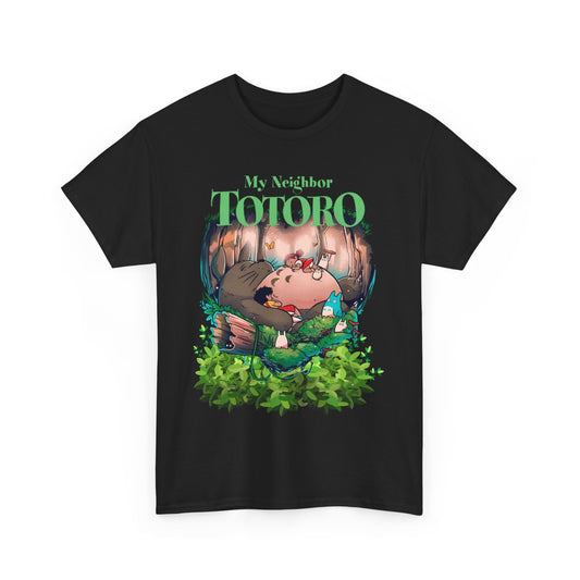 My Neighbor Totoro Dream T-Shirt – 100% Cotton Anime Graphic Tee for Studio Ghibli Fans