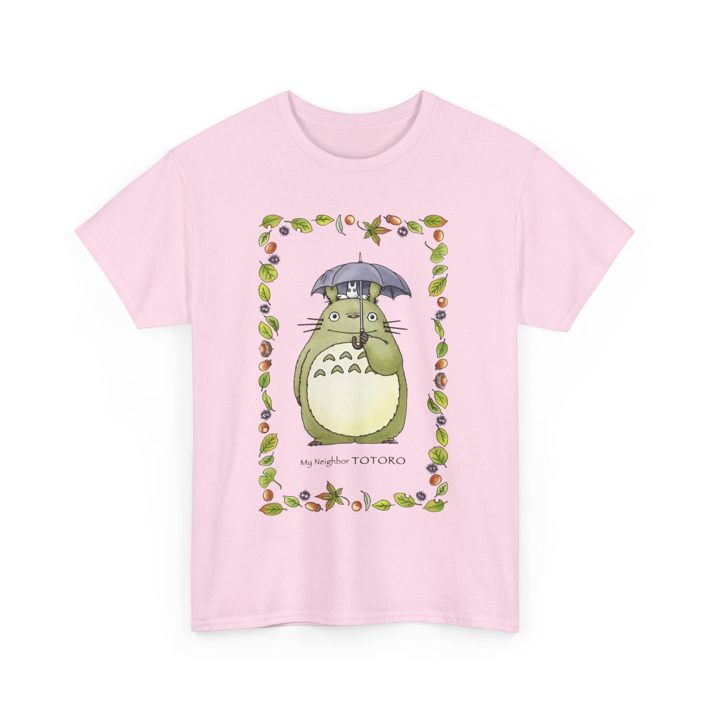 Cute Totoro T-Shirt – 100% Cotton Studio Ghibli Anime Tee for Fans
