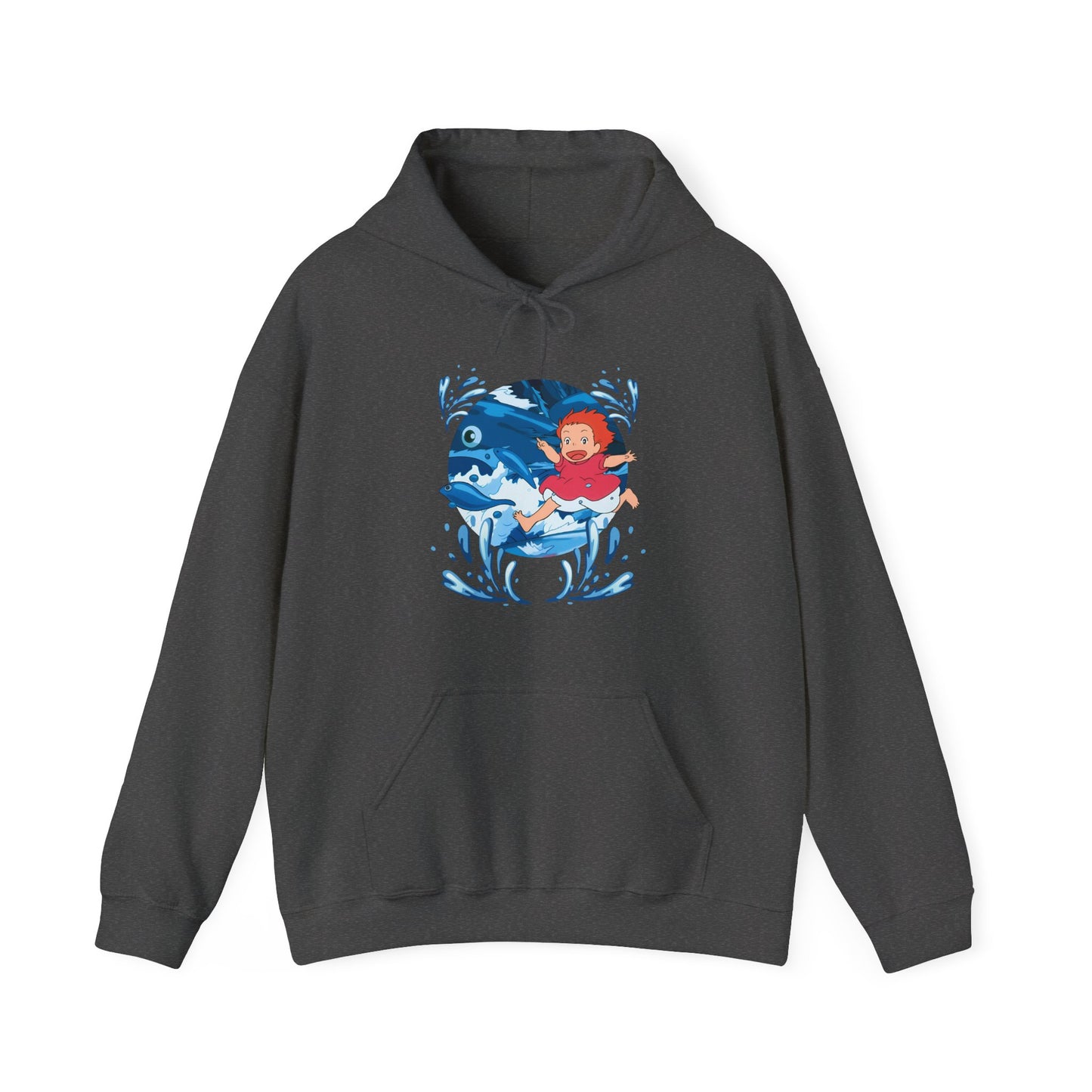 Ponyo Studio Ghibli Hoodie – 100% Cotton Anime Sweatshirt for Ghibli Fans