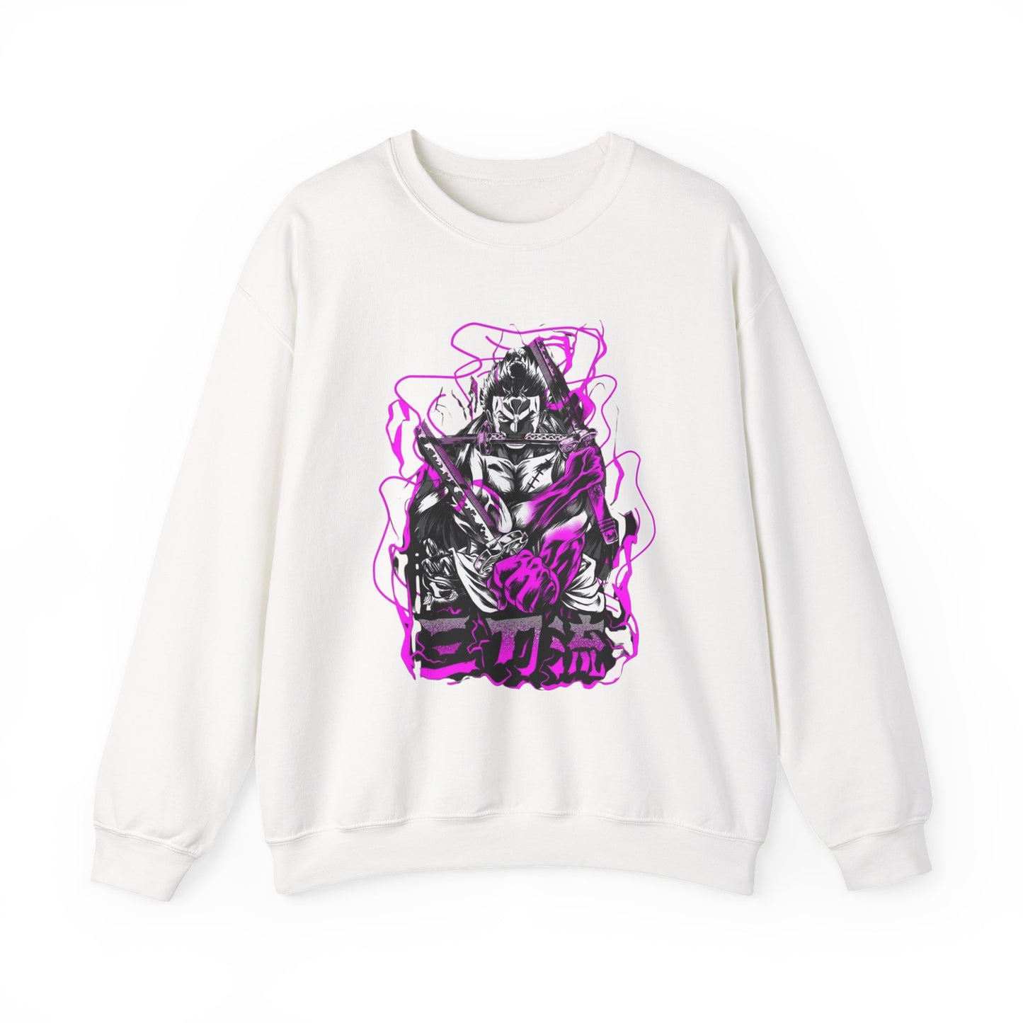 Roronoa Zoro Sweatshirt – 100% Cotton One Piece Anime Pullover for Fans