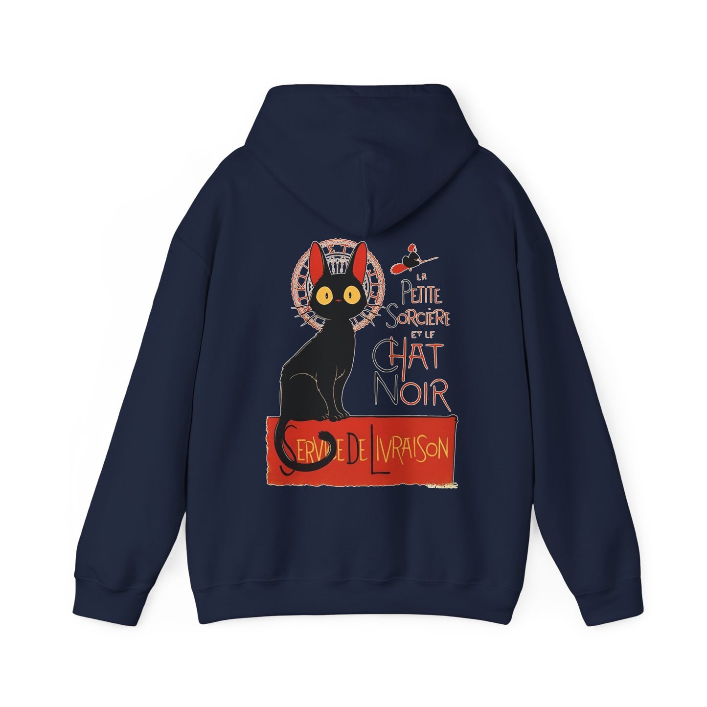 Kiki’s Delivery Service Hoodie | 100% Cotton Back Print Sweatshirt | Studio Ghibli Apparel