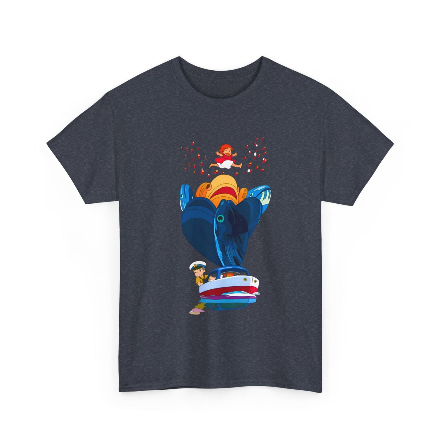 Ponyo and Sosuke Sea Dreams T-Shirt – 100% Cotton Studio Ghibli Inspired Tee