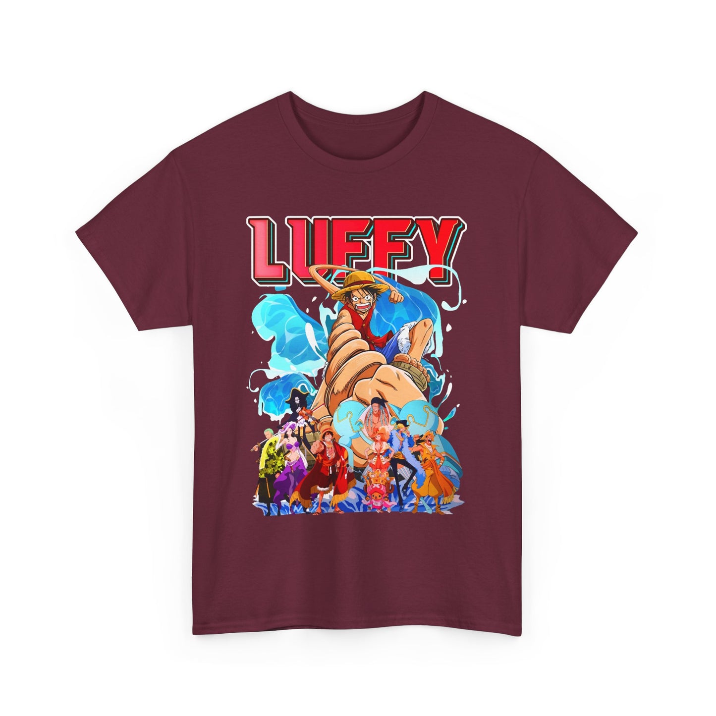 Luffy and Friends One Piece T-Shirt – 100% Cotton Anime Crew Tee