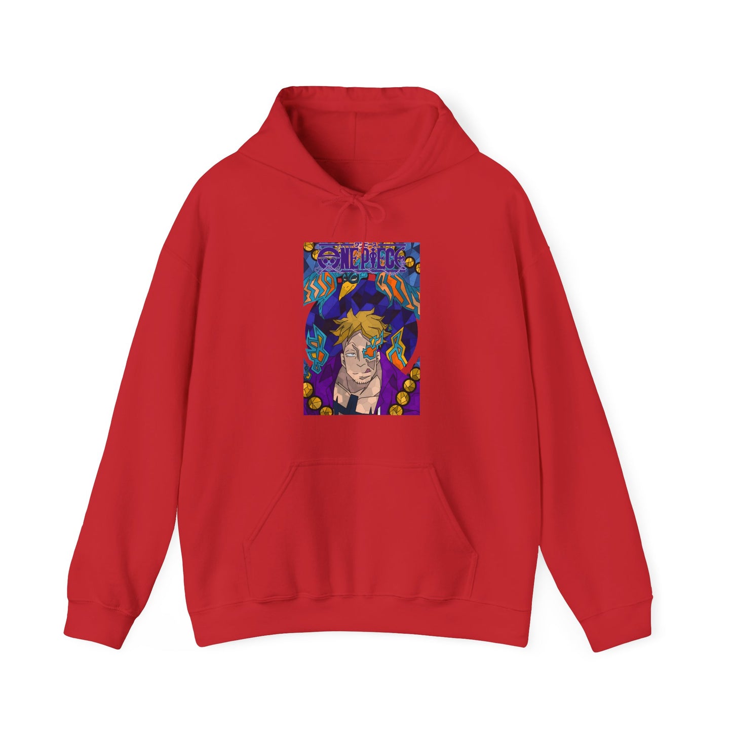 "Marco the Phoenix Hoodie – 100% Cotton One Piece Anime Sweatshirt for Fans"