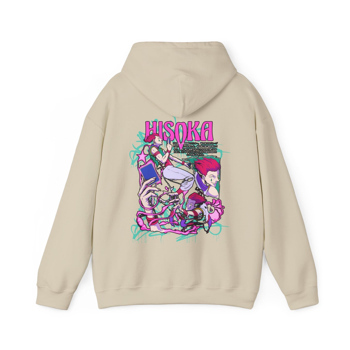 Hisoka Morow Hunter x Hunter Hoodie with Back Print – 100% Cotton | Anime Streetwear for Fans