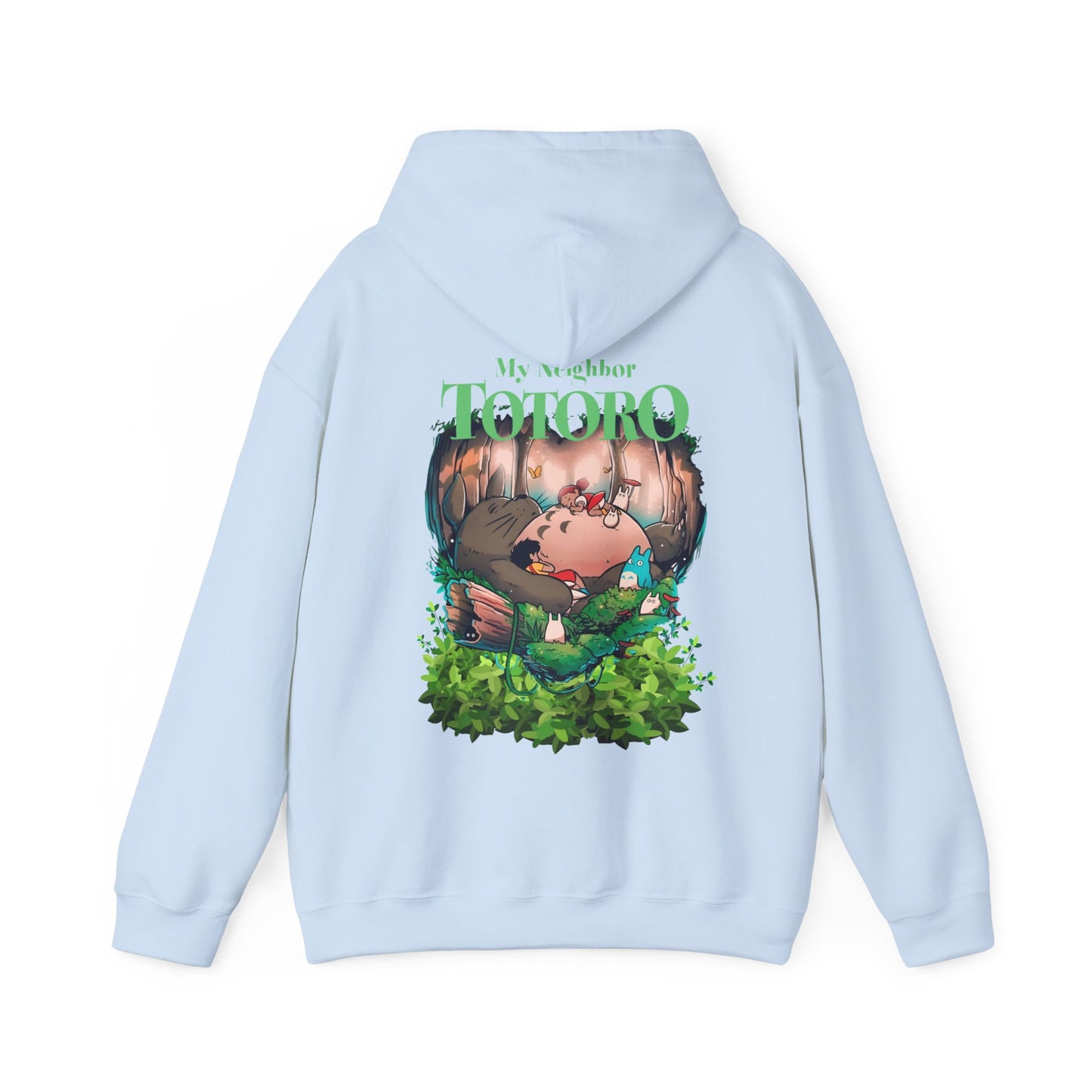 My Neighbor Totoro Dream Back Print Hoodie – 100% Cotton Anime Pullover for Studio Ghibli Fans