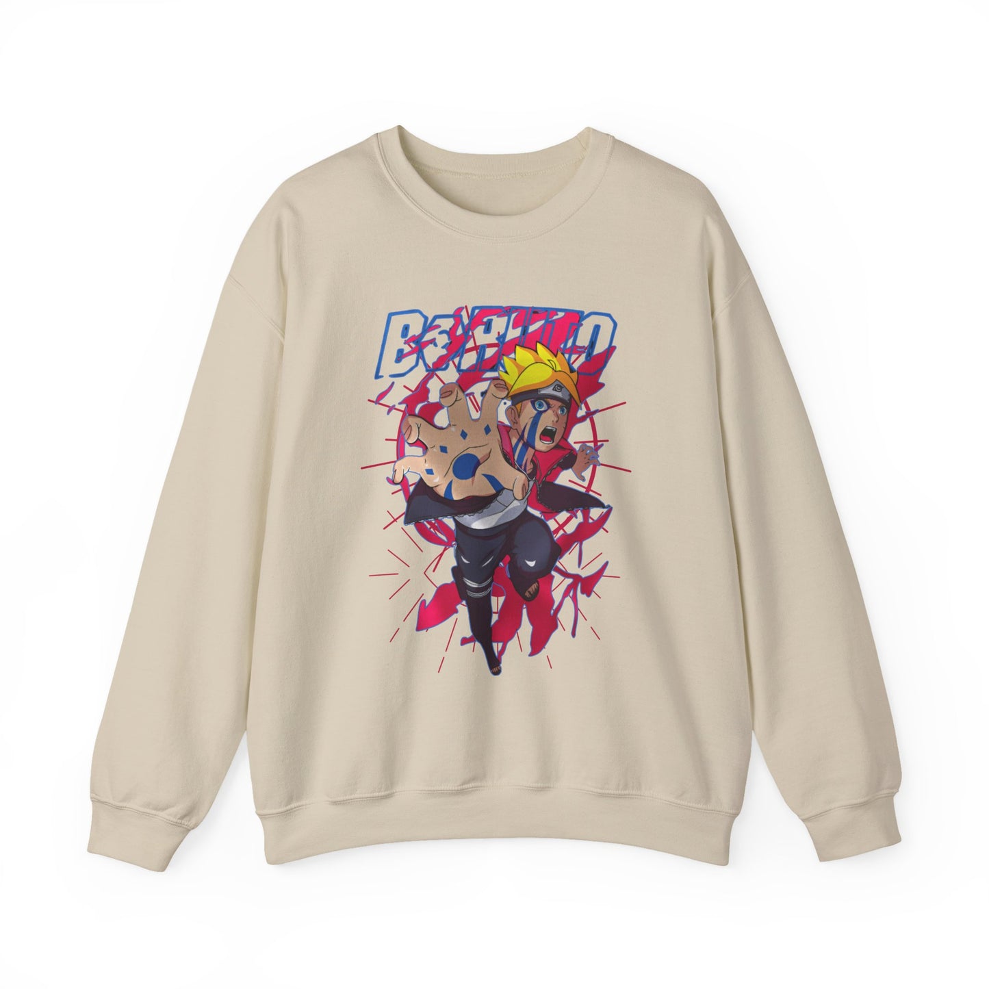 Boruto Naruto Next Generations Sweatshirt – 100% Cotton Anime Pullover for Boruto Fans