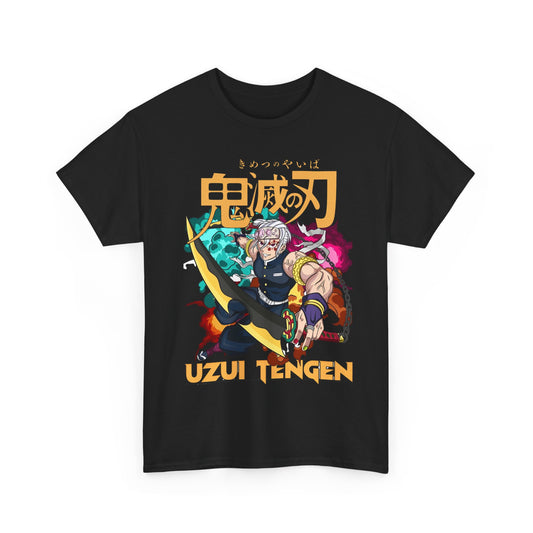 Uzui Tengen Demon Slayer T-Shirt – 100% Cotton Stylish Anime Tee for Fans of the Sound Hashira