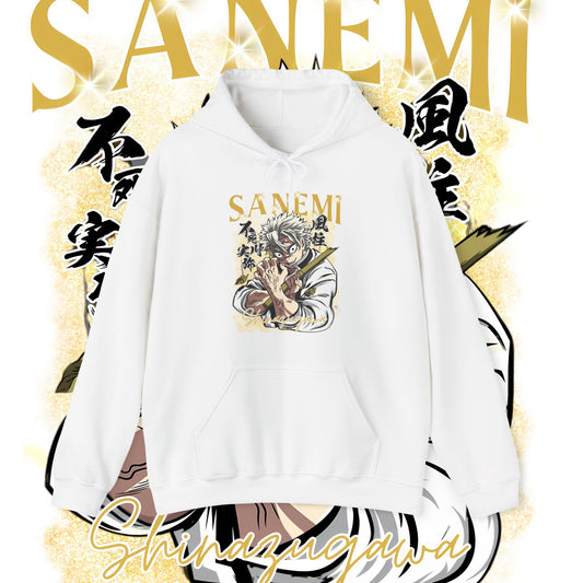 Sanemi Shinazugawa Hashira Hoodie – Premium 100% Cotton Anime Streetwear
