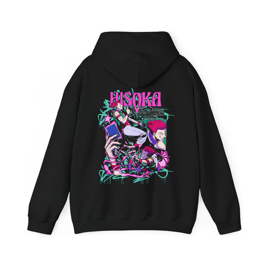 Hisoka Morow Hunter x Hunter Hoodie with Back Print – 100% Cotton | Anime Streetwear for Fans