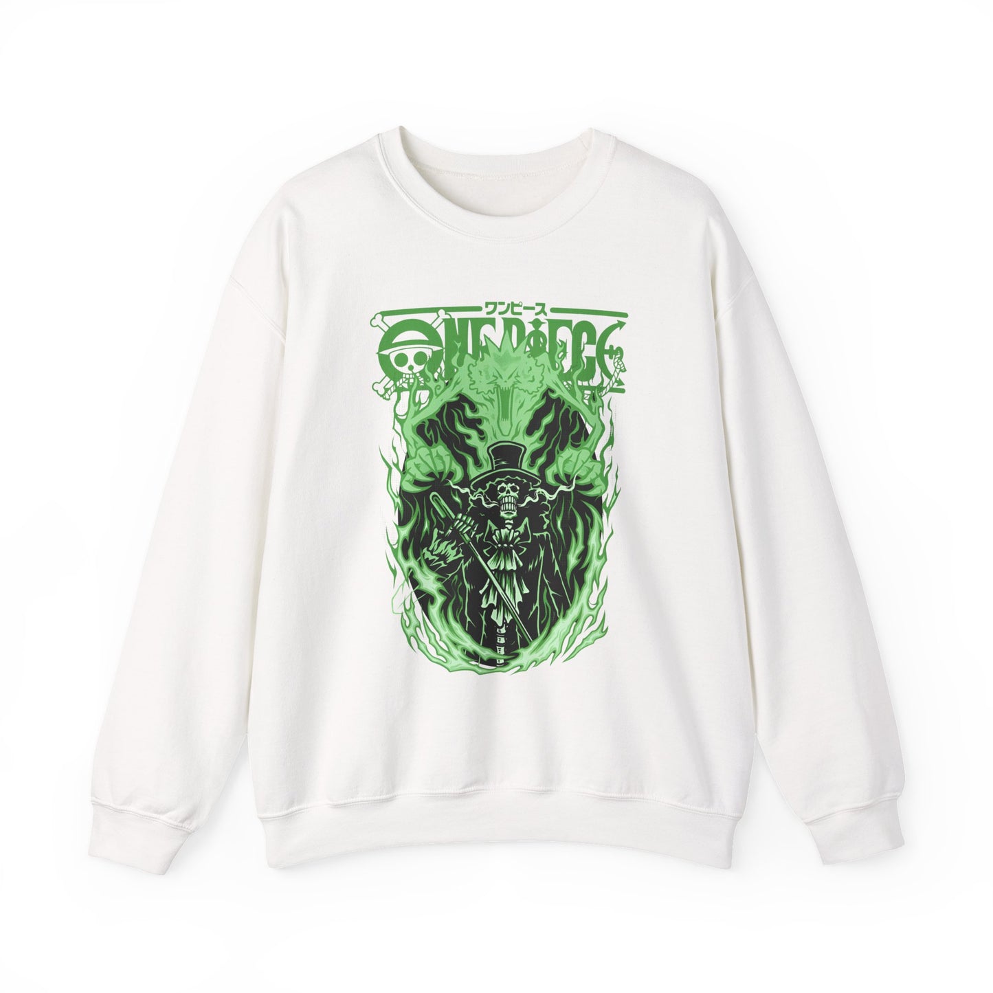 Brook One Piece Sweatshirt – 100% Cotton Anime Pullover for Soul King Fans