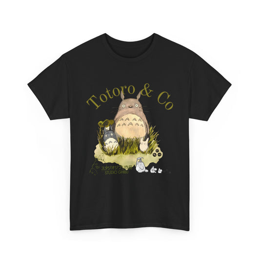 My Neighbor Totoro Ghibli T-Shirt 100% Cotton Anime Tee