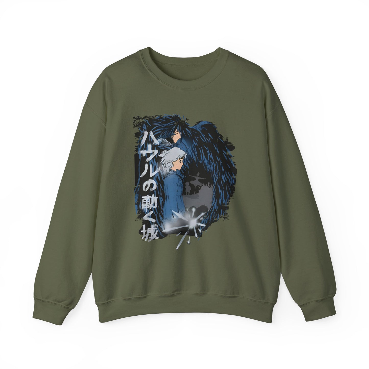 Howl & Sophie Sweatshirt – 100% Cotton Studio Ghibli Pullover Inspired by Howl’s Moving Castle