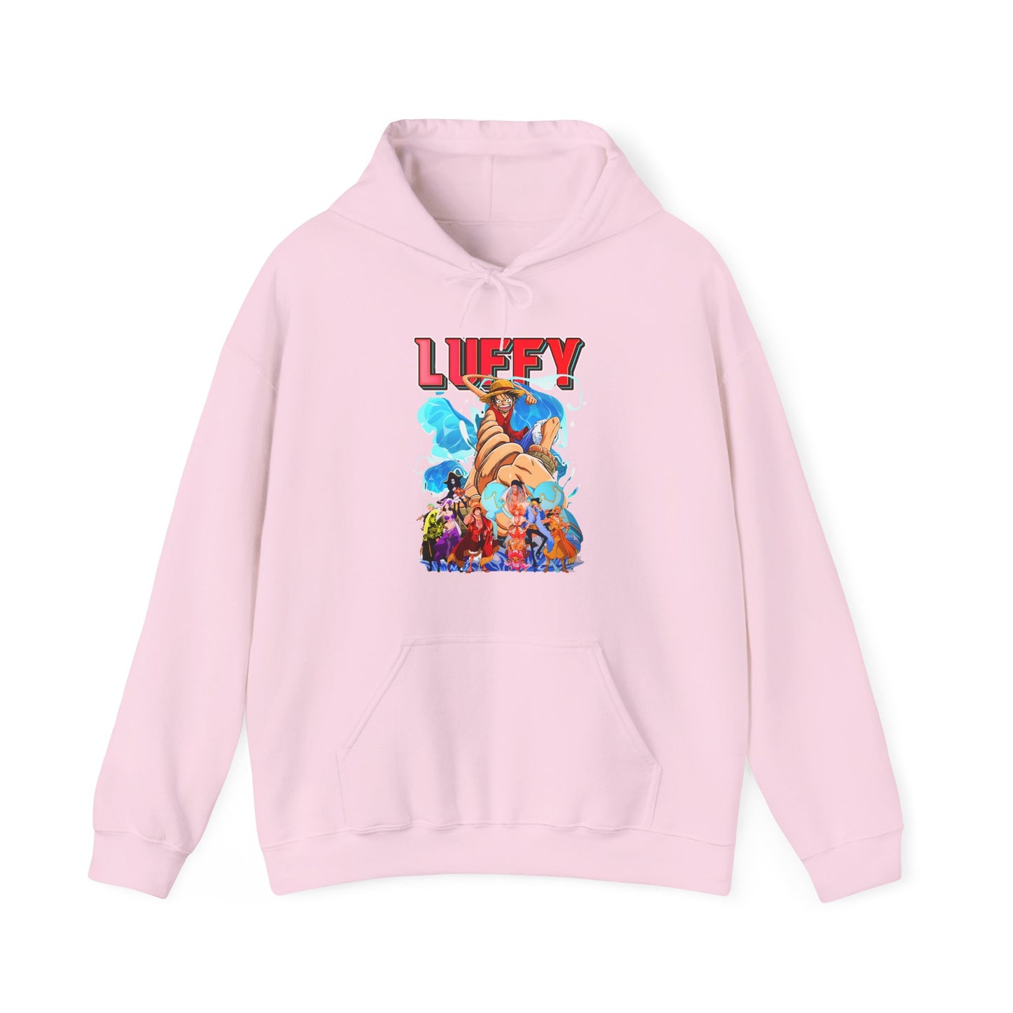 Luffy and Friends One Piece Hoodie – 100% Cotton Anime Sweatshirt for True Fans