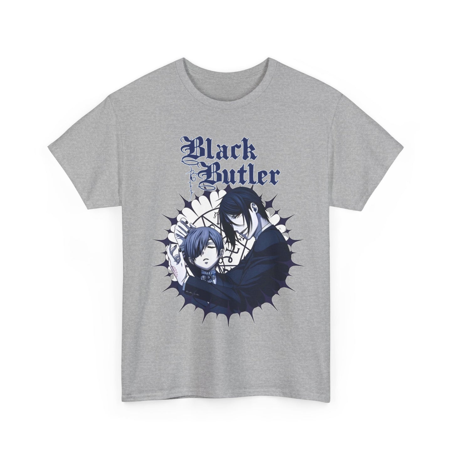 Black Butler T-Shirt – 100% Cotton Anime Tee Featuring Sebastian Michaelis