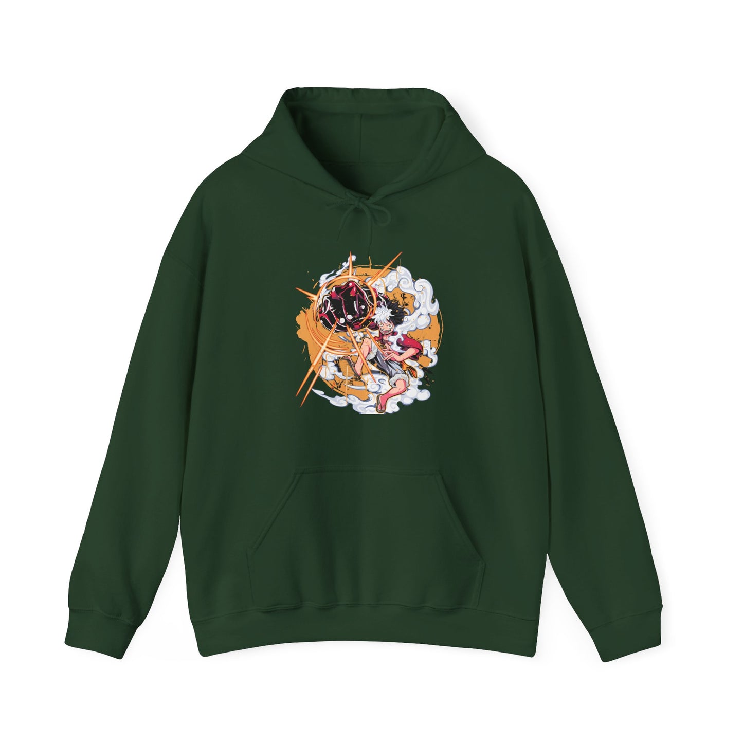 Power Luffy Hoodie – 100% Cotton One Piece Anime Hoodie for True Fans