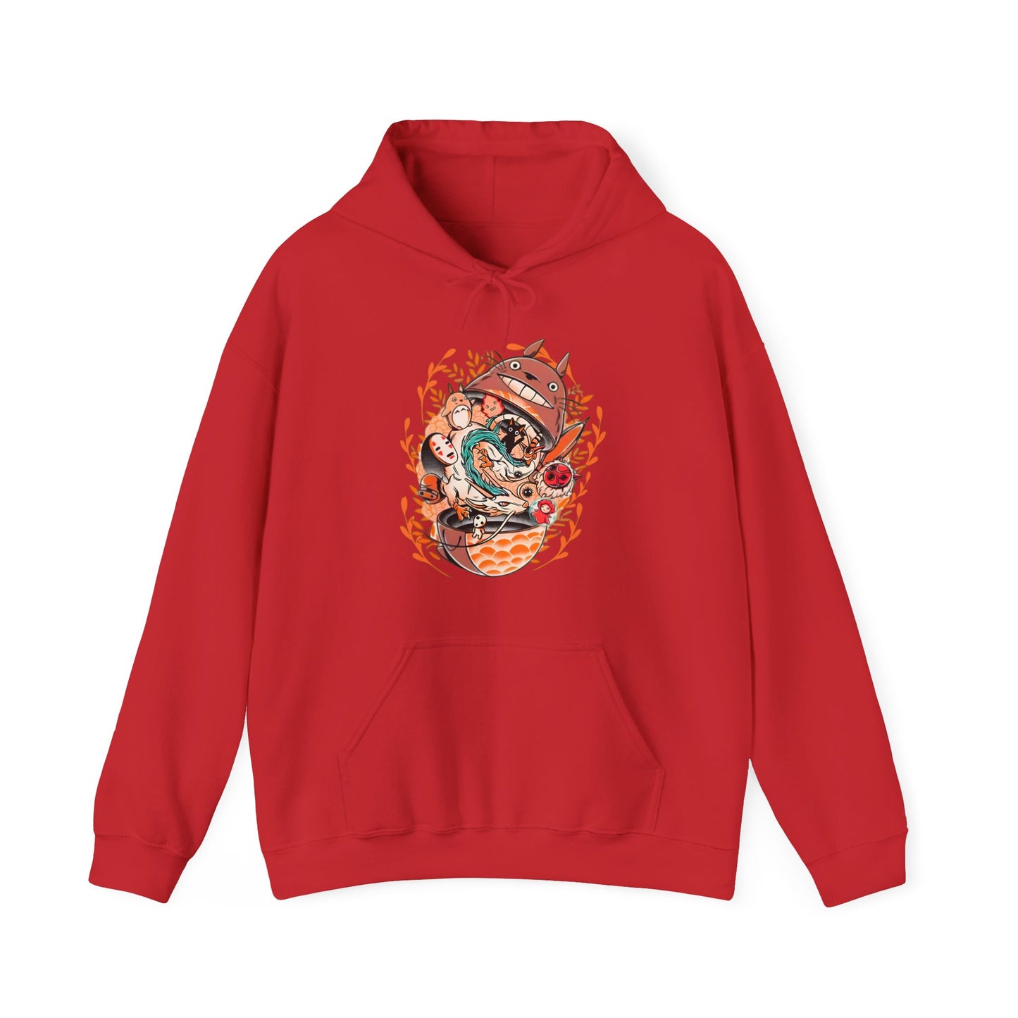 Totoro Matryoshka Hoodie – 100% Cotton Studio Ghibli Sweatshirt for Anime Fans