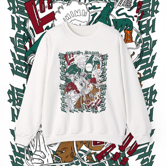 Rock Lee Naruto Anime Sweatshirt 100% Cotton