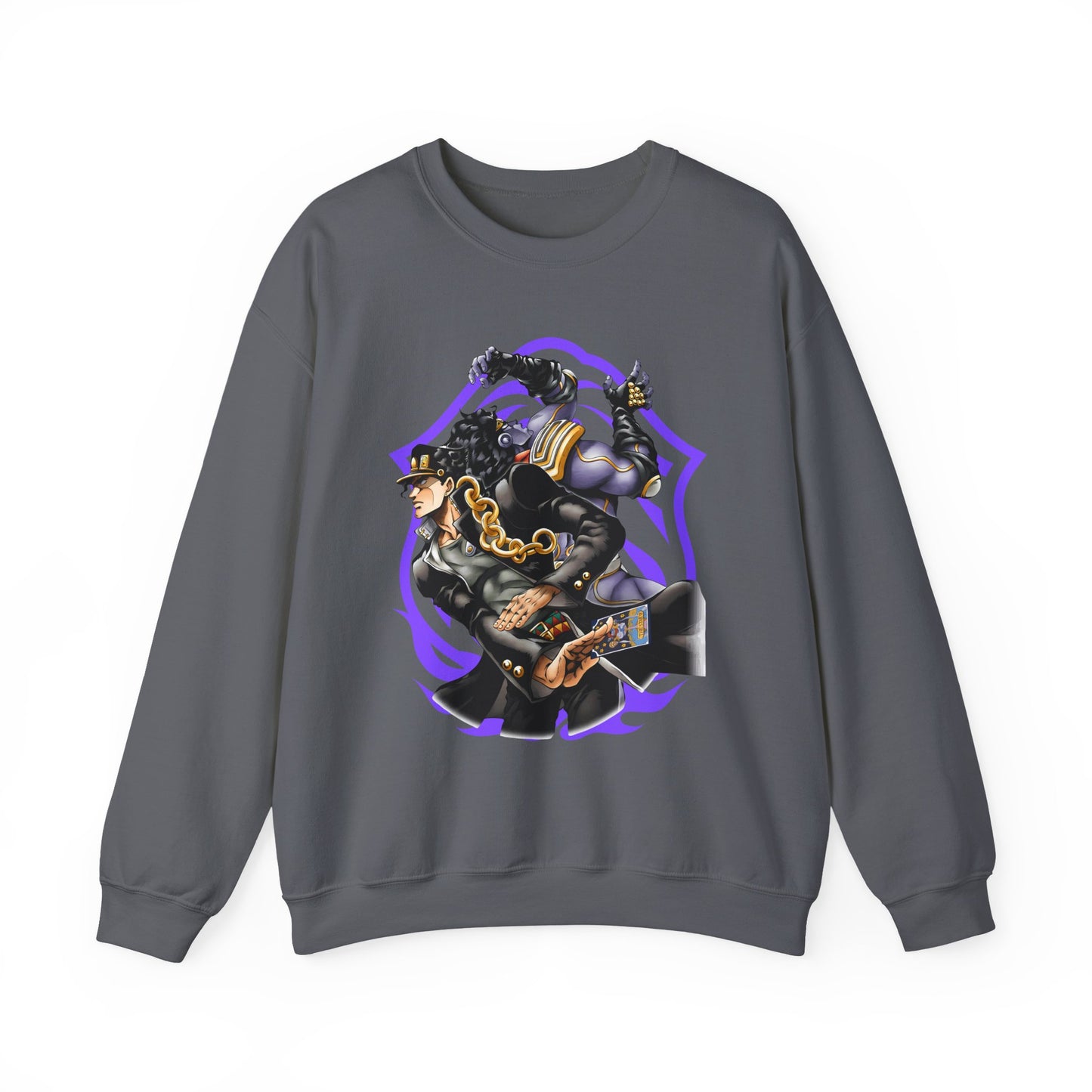 Jotaro Kujo Sweatshirt – 100% Cotton JoJo's Bizarre Adventure Anime Pullover