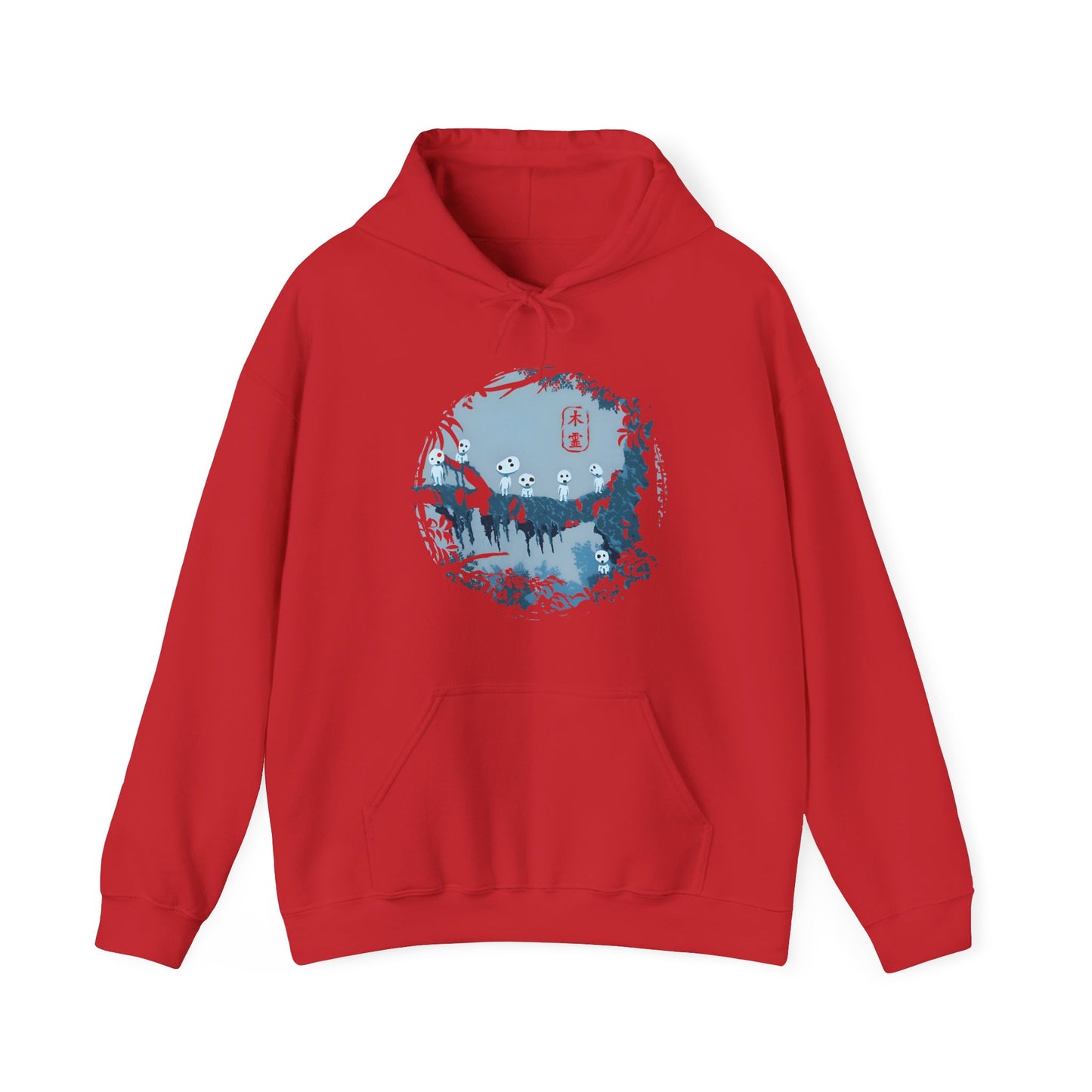 Kodama Tree Forest Hoodie – 100% Cotton Studio Ghibli Hoodie Inspired by Princess Mononoke
