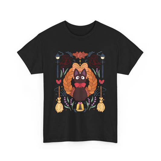 Jiji Collage T-Shirt – 100% Cotton Studio Ghibli Cat Tee