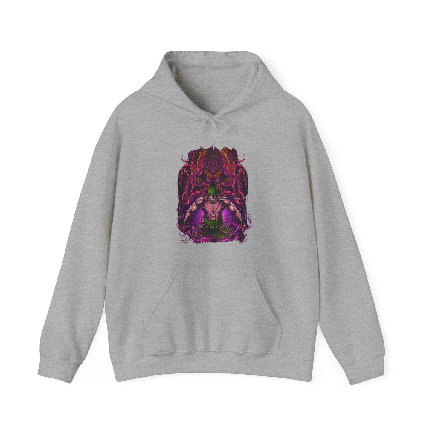 Roronoa Zoro Hoodie – 100% Cotton One Piece Anime Pullover for Fans