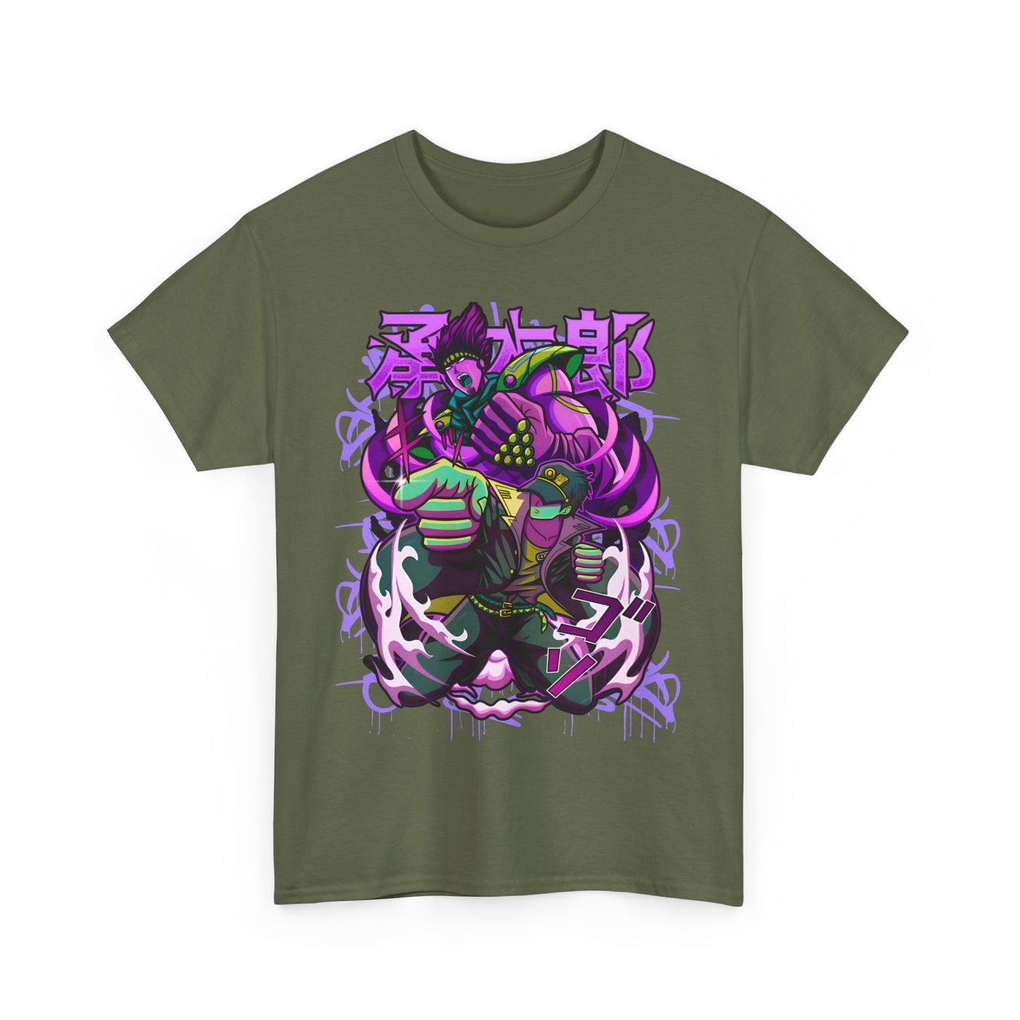 JoJo’s Bizarre Adventure T-Shirt – 100% Cotton Anime Tee for JoJo Fans