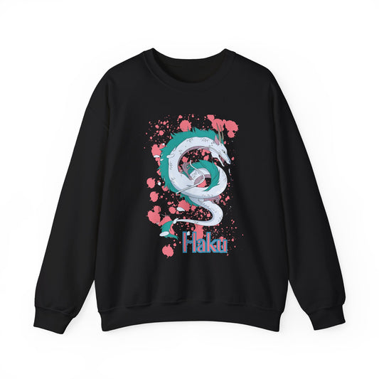 Haku Spirited Away Sweatshirt – 100% Cotton Studio Ghibli Dragon Spirit Pullover