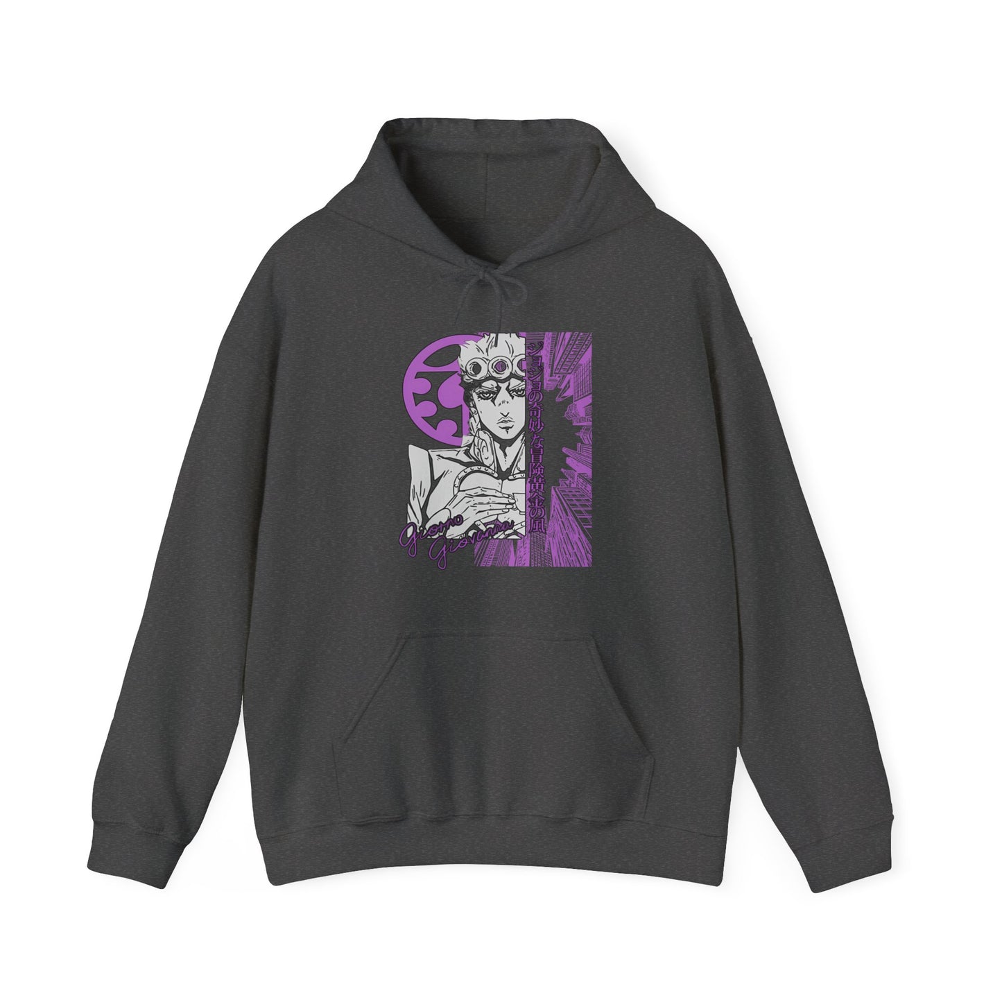 Giorno Giovanna Hoodie – 100% Cotton JoJo’s Bizarre Adventure Anime Streetwear