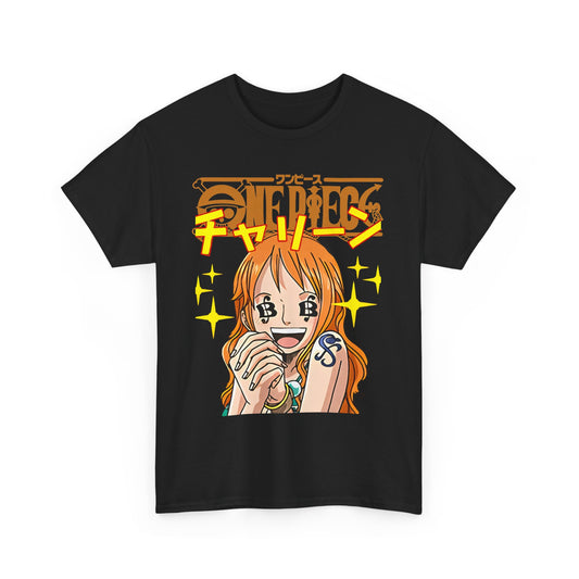Nami One Piece T-Shirt – 100% Cotton Anime Tee for True Straw Hat Fans