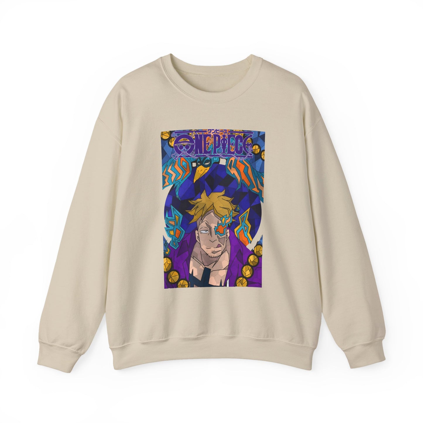 Marco the Phoenix One Piece Sweatshirt – 100% Cotton Anime Pullover for Fans