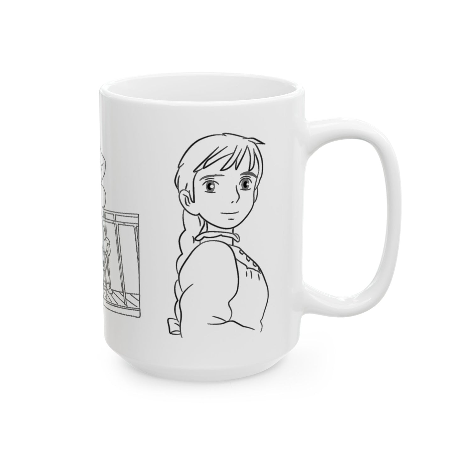 Sophie and Howl Love Mug – Howl’s Moving Castle Ghibli Cup 11oz & 15oz – Romantic Anime Gift for Ghibli Fans