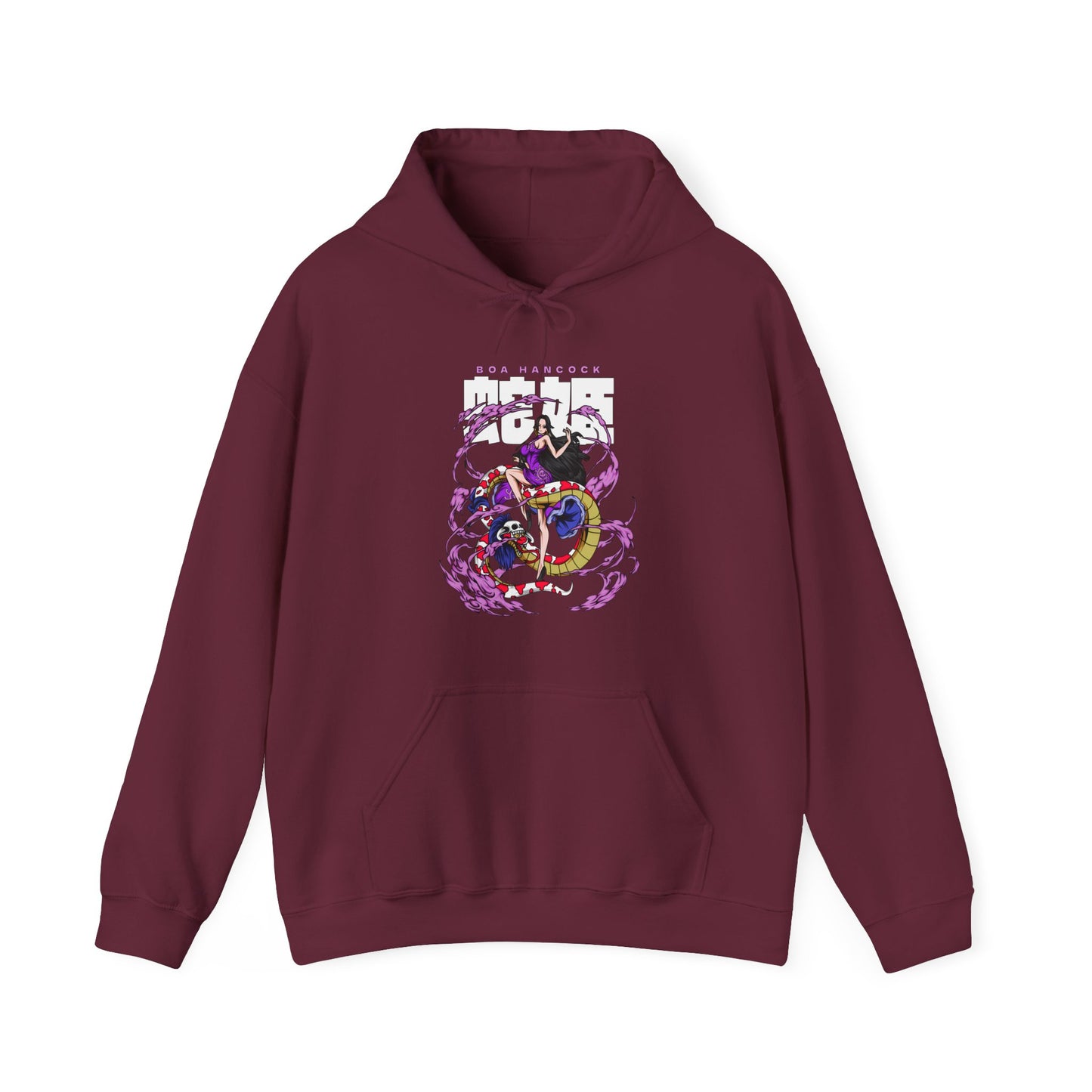 Boa Hancock Hoodie – 100% Cotton One Piece Anime Hoodie for True Fans