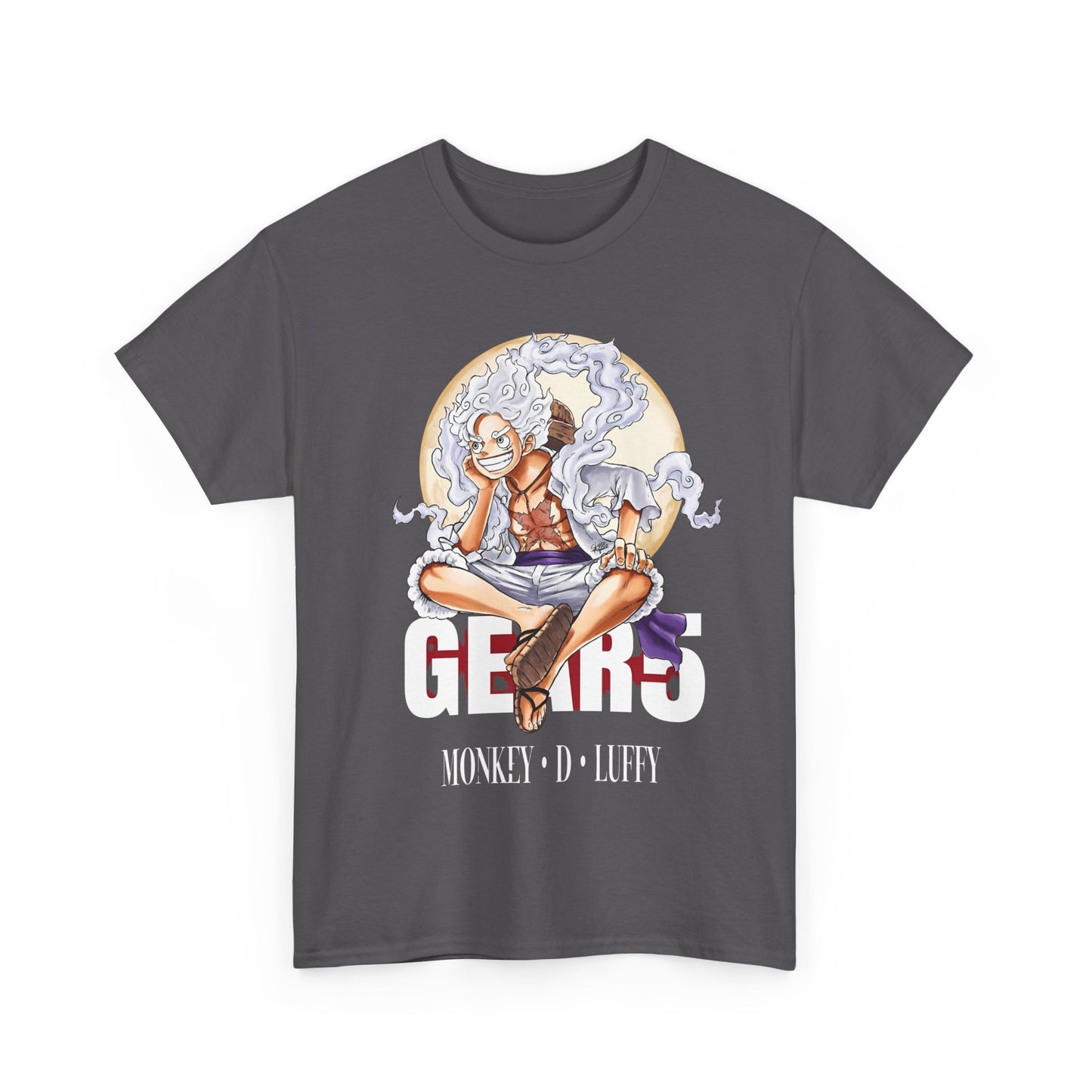 Monkey D. Luffy Gear 5 T-Shirt – 100% Cotton Anime Tee | One Piece Fan Apparel