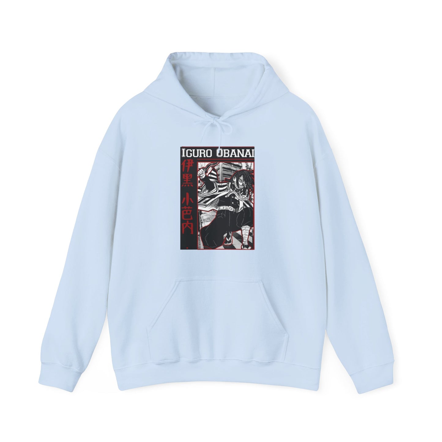 Iguro Obanai Demon Slayer Hoodie – 100% Cotton Anime Hoodie Featuring the Serpent Hashira