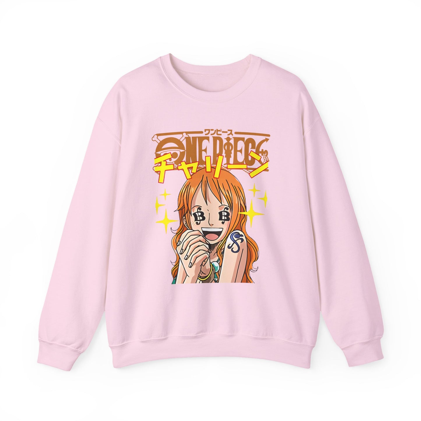 Nami One Piece Sweatshirt – 100% Cotton Anime Pullover for Straw Hat Fans