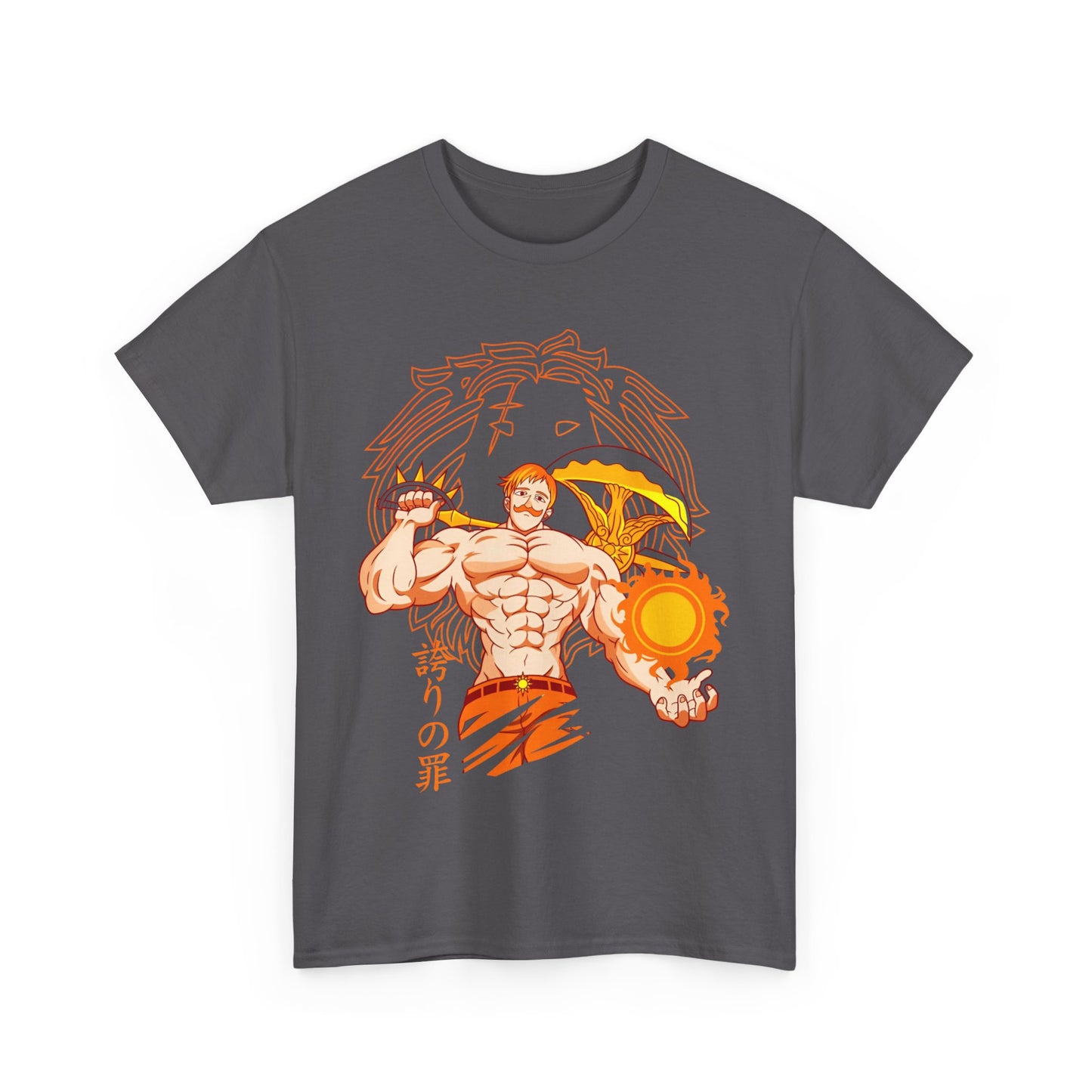 Escanor Seven Deadly Sins T-Shirt – 100% Cotton Anime Tee for Lion’s Sin of Pride Fans