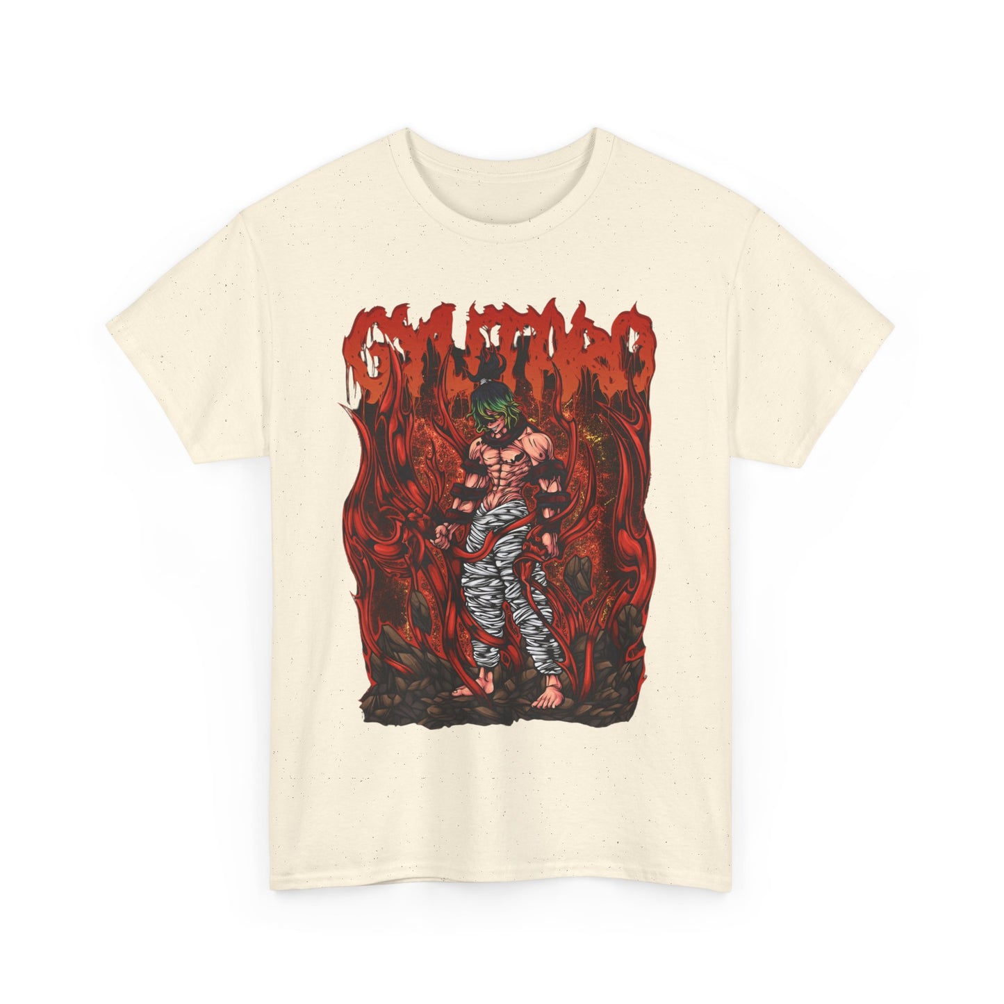 Gyutaro Demon Slayer T-Shirt – 100% Cotton Anime Tee for Upper Moon Six Fans