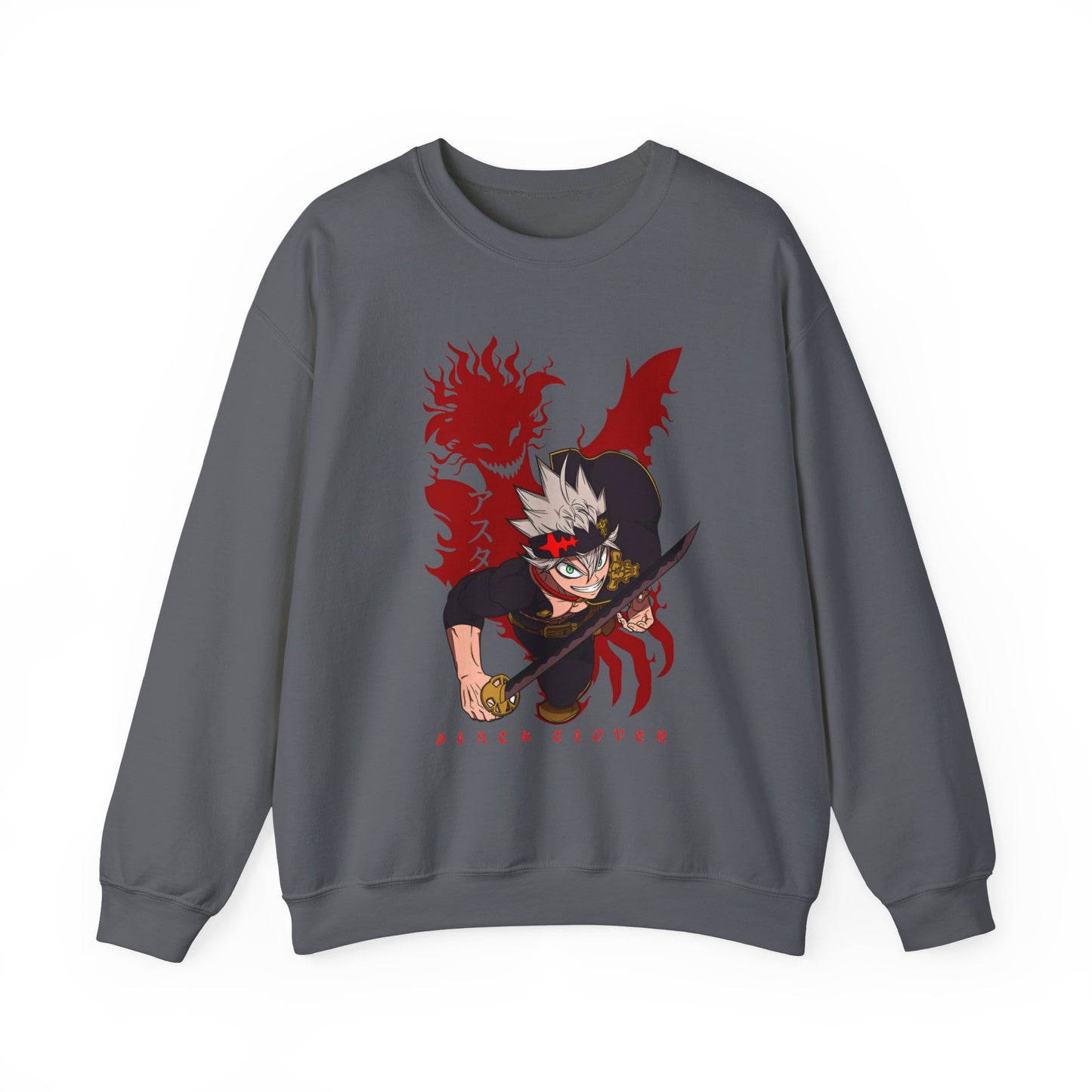 Asta Black Clover Sweatshirt – 100% Cotton Anime Pullover for True Magic Knight Fans