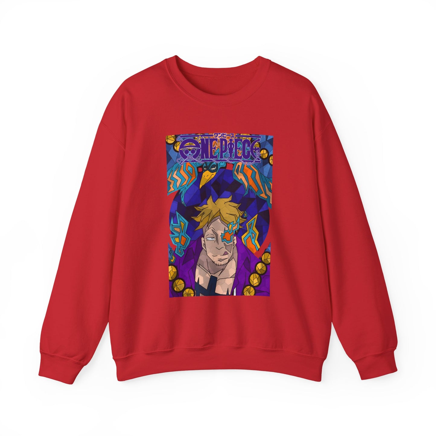 Marco the Phoenix One Piece Sweatshirt – 100% Cotton Anime Pullover for Fans