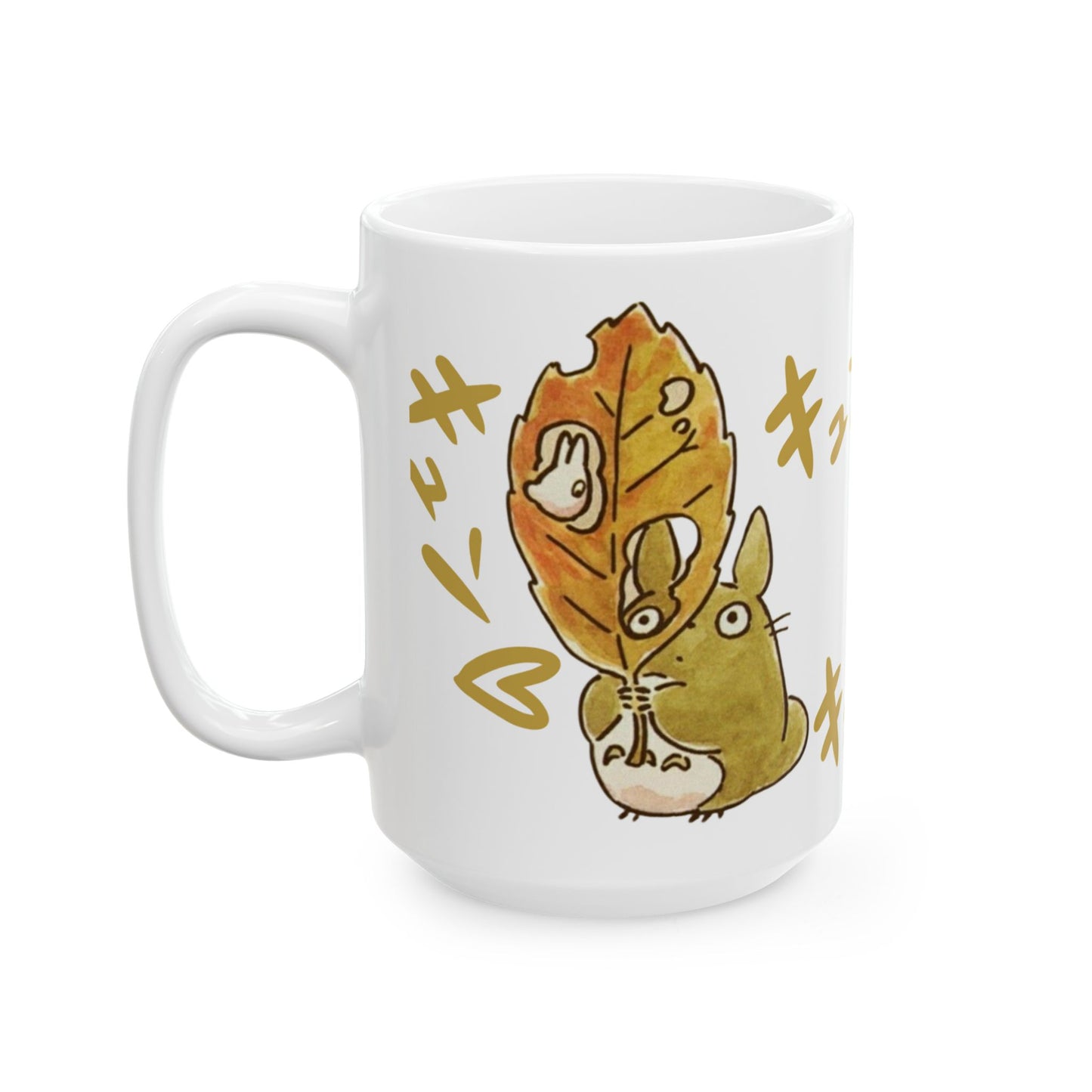 Cute Totoro Mug – Studio Ghibli Coffee Cup 11oz & 15oz – Adorable Anime Gift for Totoro Fans